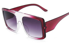 Women's Oversized Square 'Creep ' Plastic Sunglasses