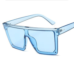 Men's  Oversized Square 'The Flashy' Plastic Sunglasses