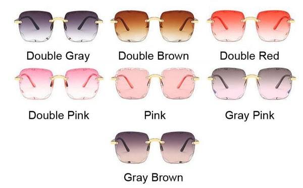 Women's Classic Vintage 'Infinity Beyond' Square Sunglasses