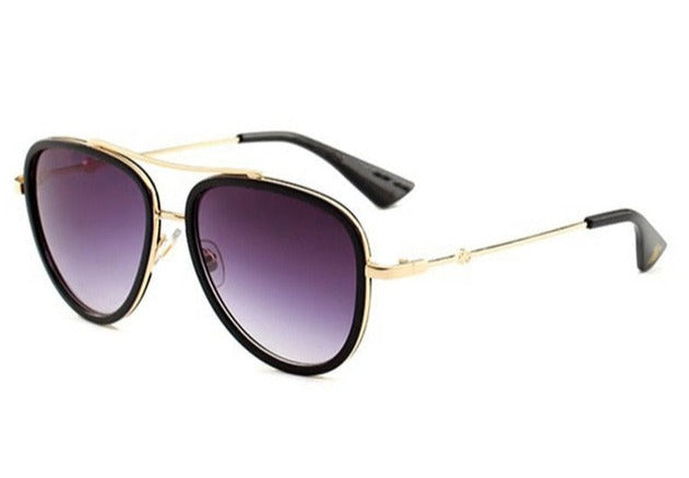 Men's Aviator 'Bacchus' Metal Sunglasses