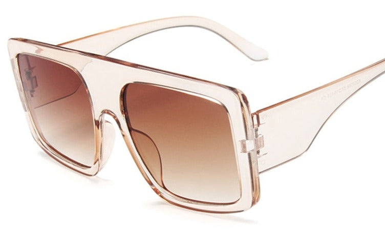 Women's Oversized Square 'Creep ' Plastic Sunglasses