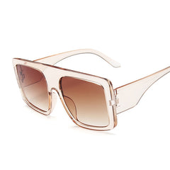 Women's Fashion Square 'Side to Side' Plastic Sunglasses