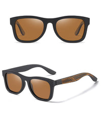 Unisex Handmade 'Black Mamba' Wooden Sunglasses