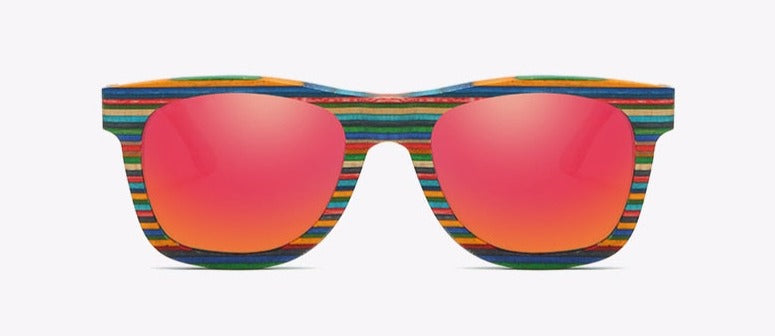 Men's Oval 'Sundy' Wooden Sunglasses