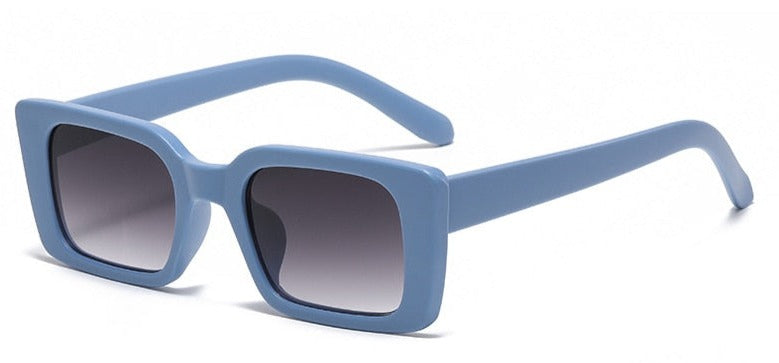 Women's Rectangle 'Simba Eyes' Plastic Sunglasses