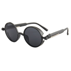 Men's Classic Round 'Chilli Ice' Plastic Sunglasses