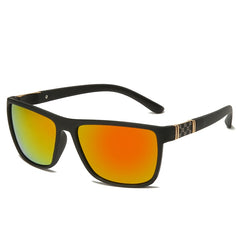 Men's Square Flexible 'Reflect' Plastic Sunglasses