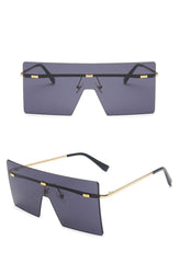 Women's Vintage 'Zone' Square Sunglasses