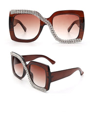 Women Luxury 'Shine It' Oversized Sunglasses