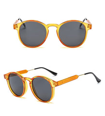 Women's Round 'Shammy' Plastic Sunglasses