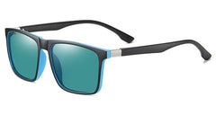 Men's Polarized Oval 'Ossian' Plastic Sunglasses