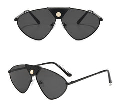 Women's Polarized 'Foxy Sights' Metal Sunglasses