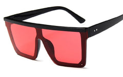 Women's Oversized Square 'Lush' Plastic Sunglasses