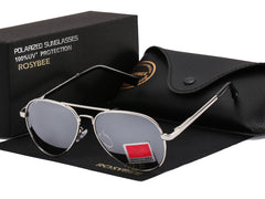 Men's Polarized 'Nitro' Aviator UV400 Sunglasses