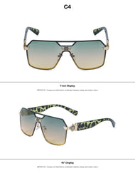 Unisex Square 'Classy Camo' Plastic Shades