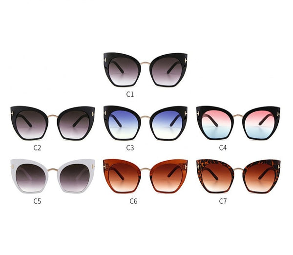 Women's Rimless 'Eyes On Me' Square Sunglasses