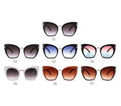 Women's Rimless 'Eyes On Me' Square Sunglasses