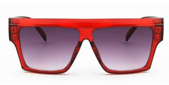 Women's Oversized Square 'Maxcoline' Plastic Sunglasses