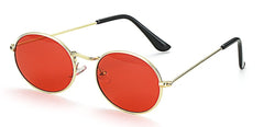 Women's Oval 'Brute' Metal Sunglasses