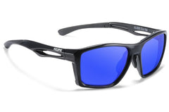 Men's Polarized Rectangle 'Bart ' Plastic Sunglasses