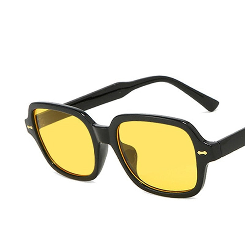 Women's Vintage 'Sunshine Eyes' Square Frame Sunglasses