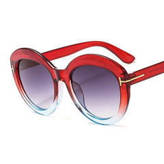 Women's Retro Round 'Galaxy' Plastic Sunglasses