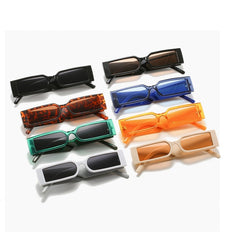 Unisex Rectangular 'Galaxy' Plastic Sunglasses