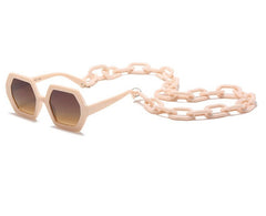 Women's  Square Bell'  Plastic Sunglasses