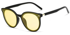 Women's Vintage 'Trooper ' Plastic Sunglasses