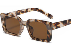 Women's Oversize 'Leopard Eyewear' Plastic Sunglasses