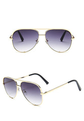 Women's Classic Vintage 'Clear View' Alloy Sunglasses