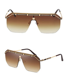 Men's Square Rimless 'Beyond Infinite' Metal Sunglasses