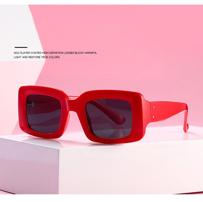 Women's Vintage Square 'Just Add Sun' Sunglasses