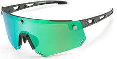 Unisex Cycling Polarized 'Berserk' Plastic Sports Sunglasses