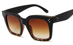 Women's  Oversized Square 'Laden' Plastic Sunglasses