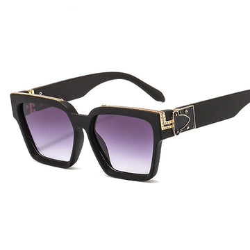 Women's Oversized Vintage 'Royalty Things' Square Sunglasses