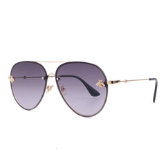 Women's Aviation 'Bluer Blue' Rimless Sunglasses