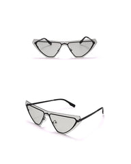 Women's Steampunk Rimless 'New wave Of Shades'Metal Sunglasses