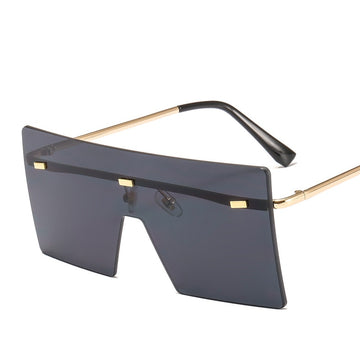 Women's Gradient 'Cyber' Square Sunglasses