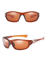 Men's Rectangular 'Downhill' Sunglasses