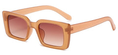 Women's Rectangle 'Simba Eyes' Plastic Sunglasses