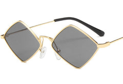 Women's Small Square 'Zion ' Metal Sunglasses