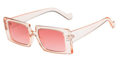 Women's Rectangle 'Sun Fun' Vintage Jelly Sunglasses