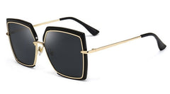 Women's Square 'Passion Collective' Metal Sunglasses