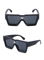 Women's Square 'Shanaia Twain' Plastic Sunglasses