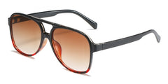 Women's Oversized Pilot 'The Stylish' Metal Sunglasses