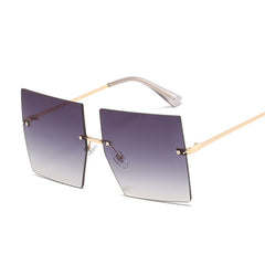 Women's Vintage Square 'Classy Ella' Metal Sunglasses