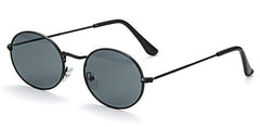 Women's Oval 'Brute' Metal Sunglasses