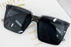 Women's Oversized Square 'Dagny Love' Plastic Sunglasses