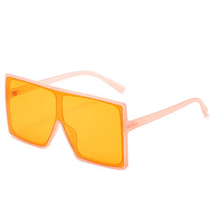 Women's Oversized 'Shield' Browline Sunglasses